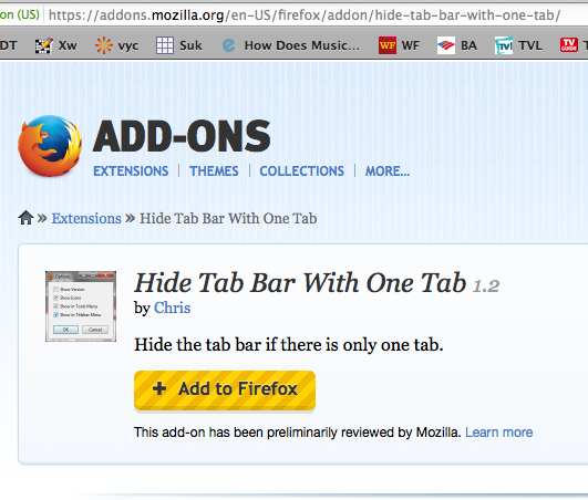 dump the tabs